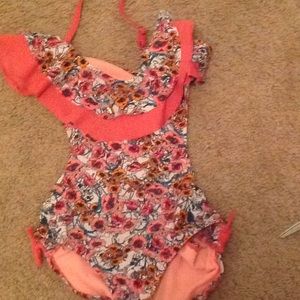 Open back bathing suit